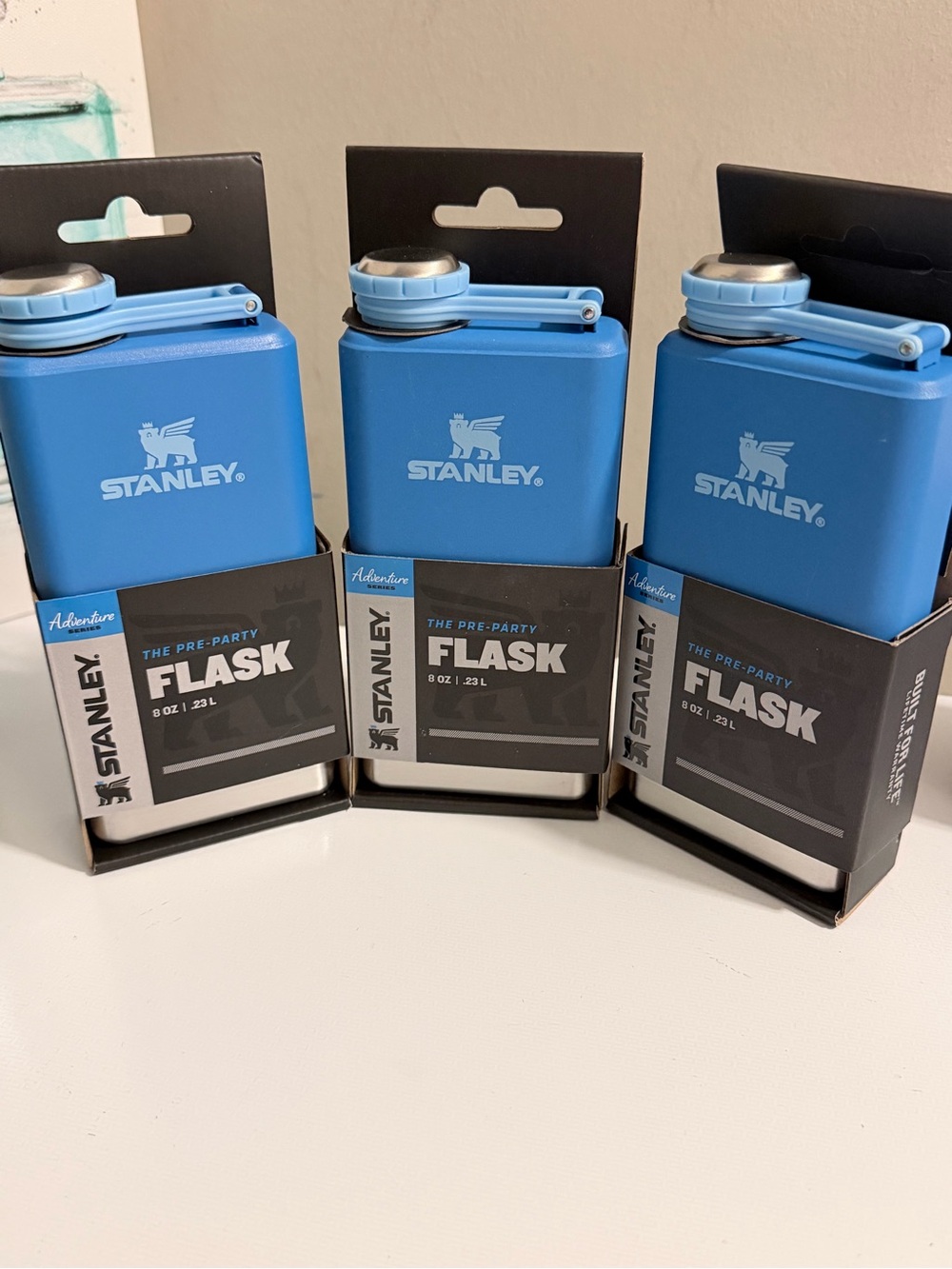Stanley Blue Pre-Party Flask Trio - Sky Blue